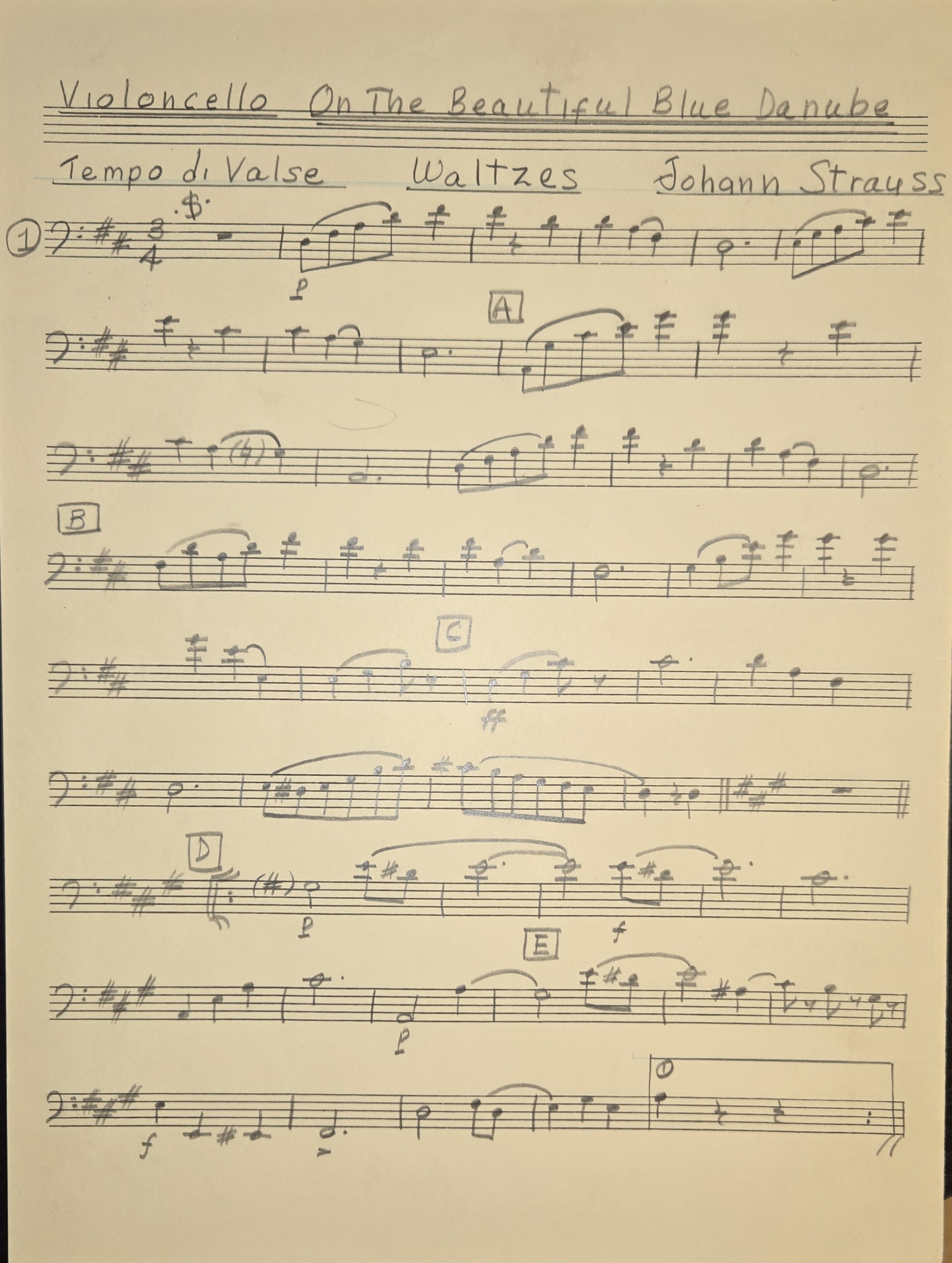 Cello Page 1