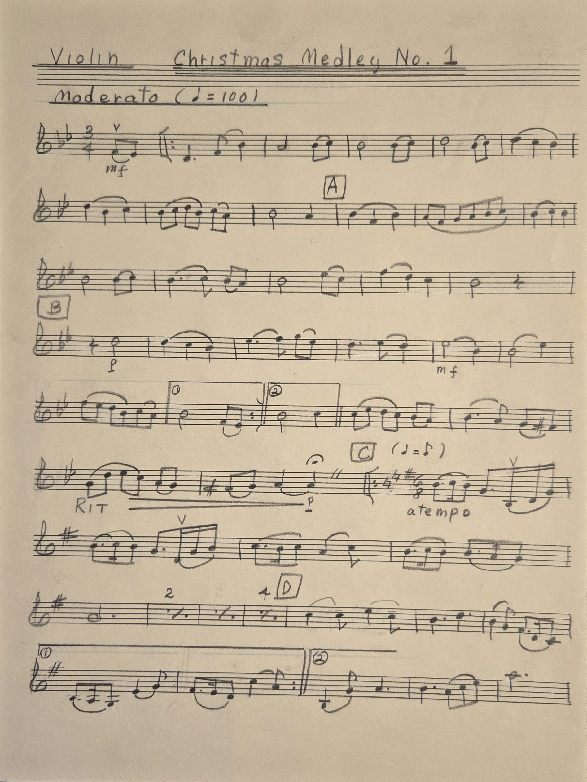 Violin Page 1