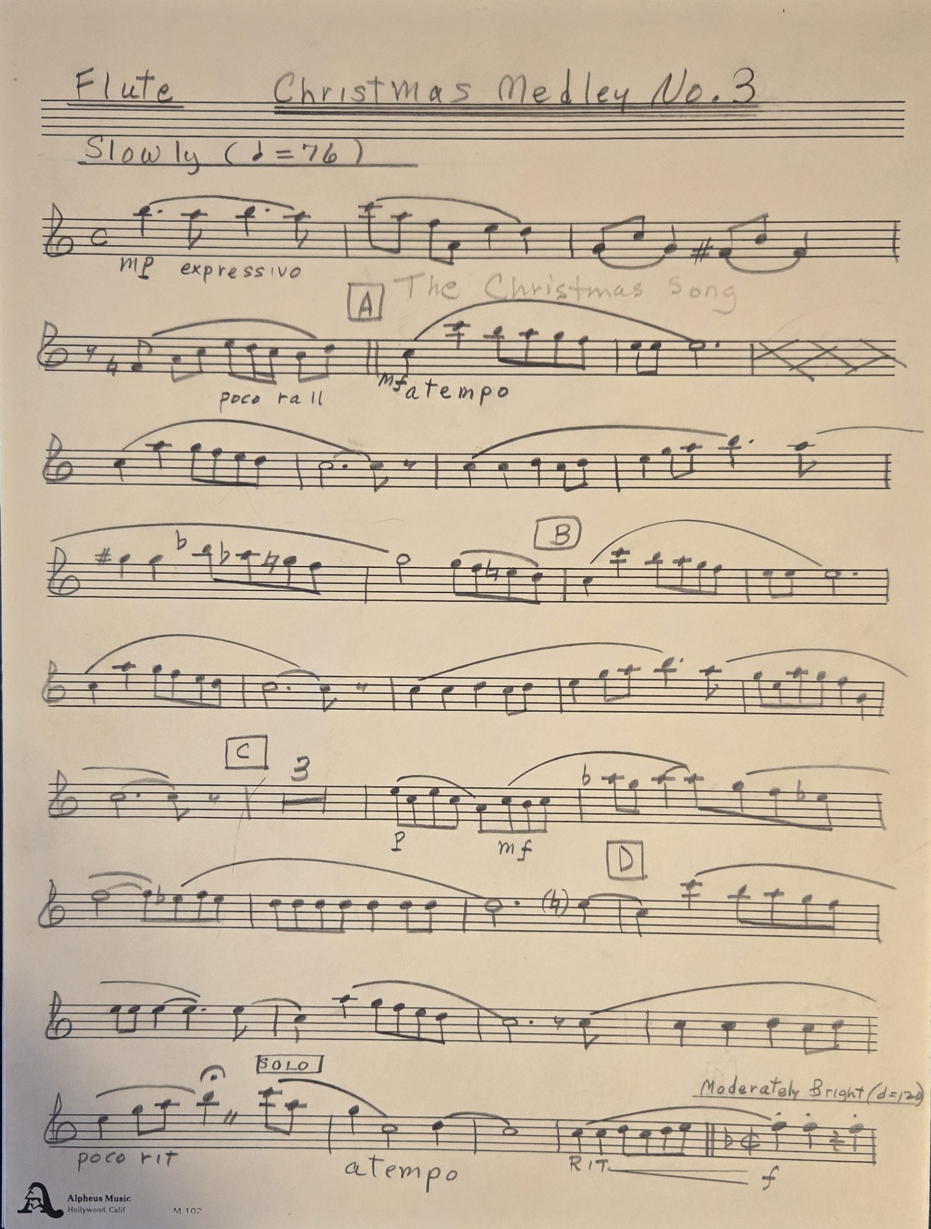 Flute Page 1
