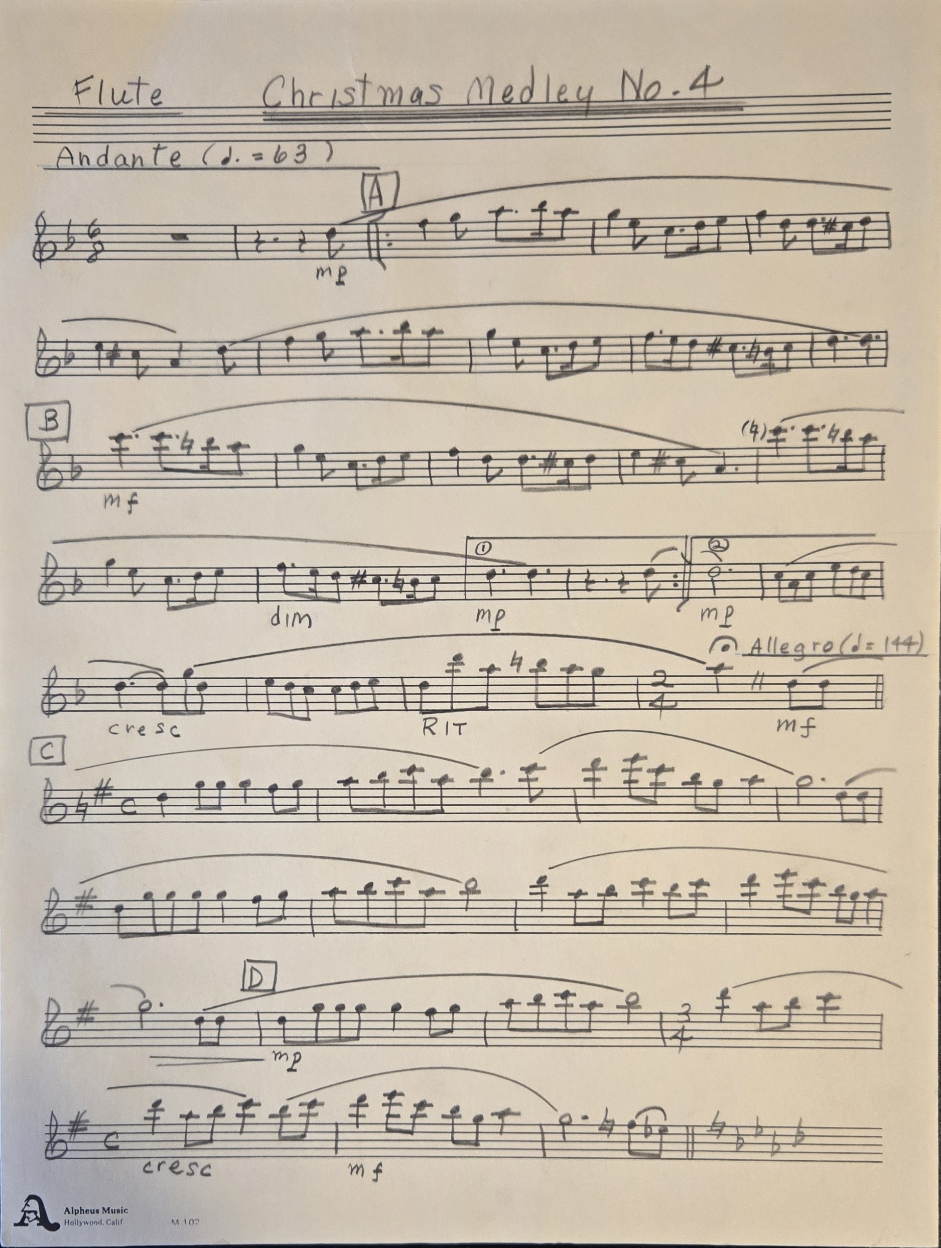 Flute Page 1