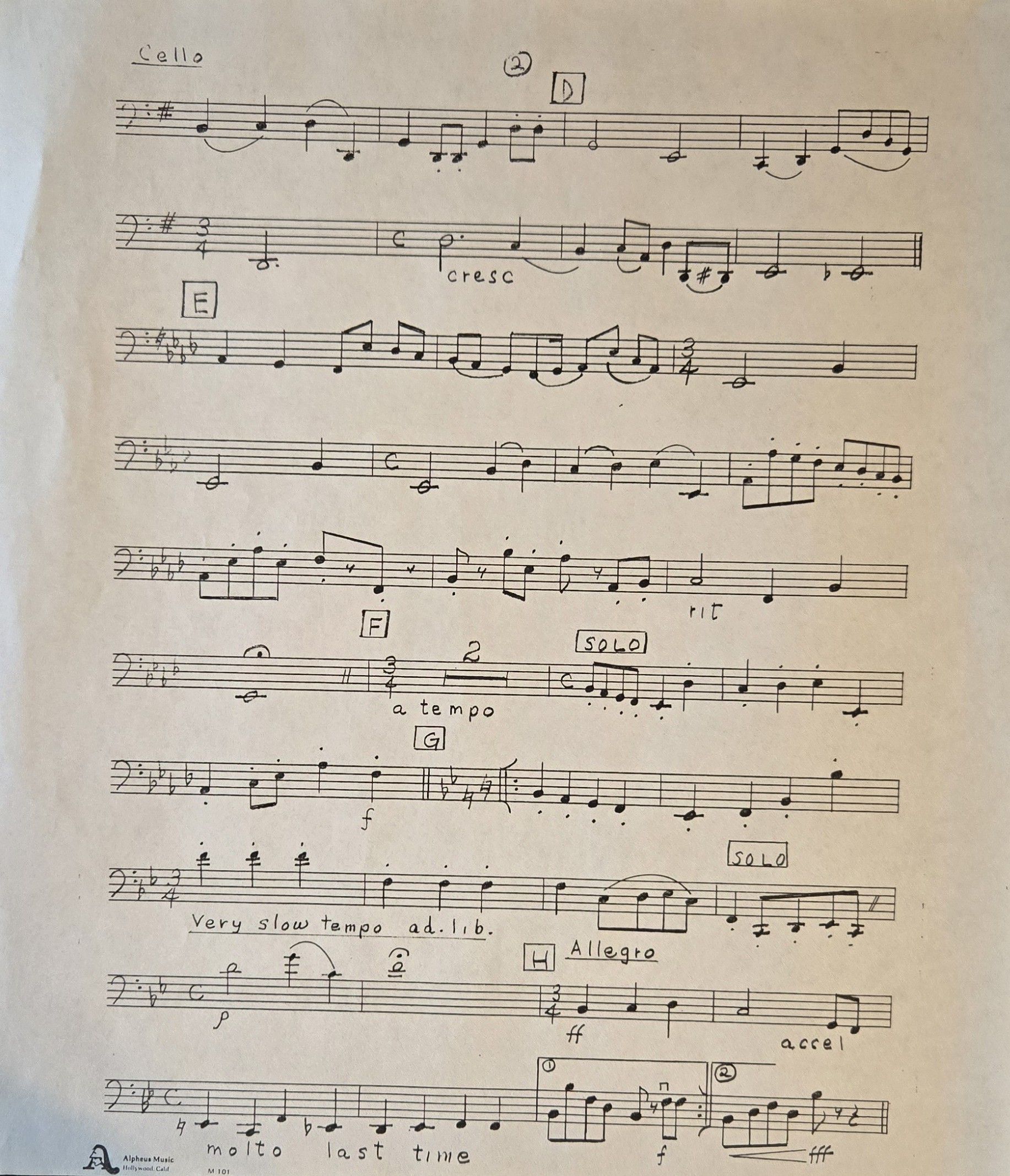 Medley 3 Cello P2